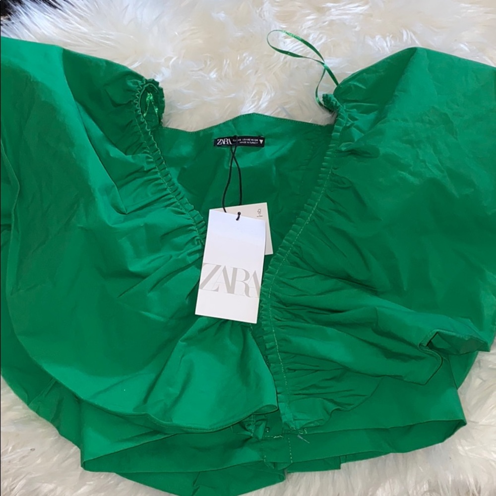 Zara ruffled top - Picture 3 of 4